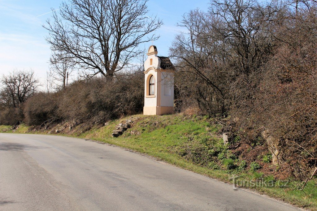 View of the chapel from the road