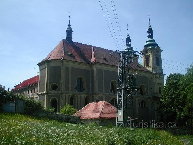 Vue du complexe du monastère depuis le nord