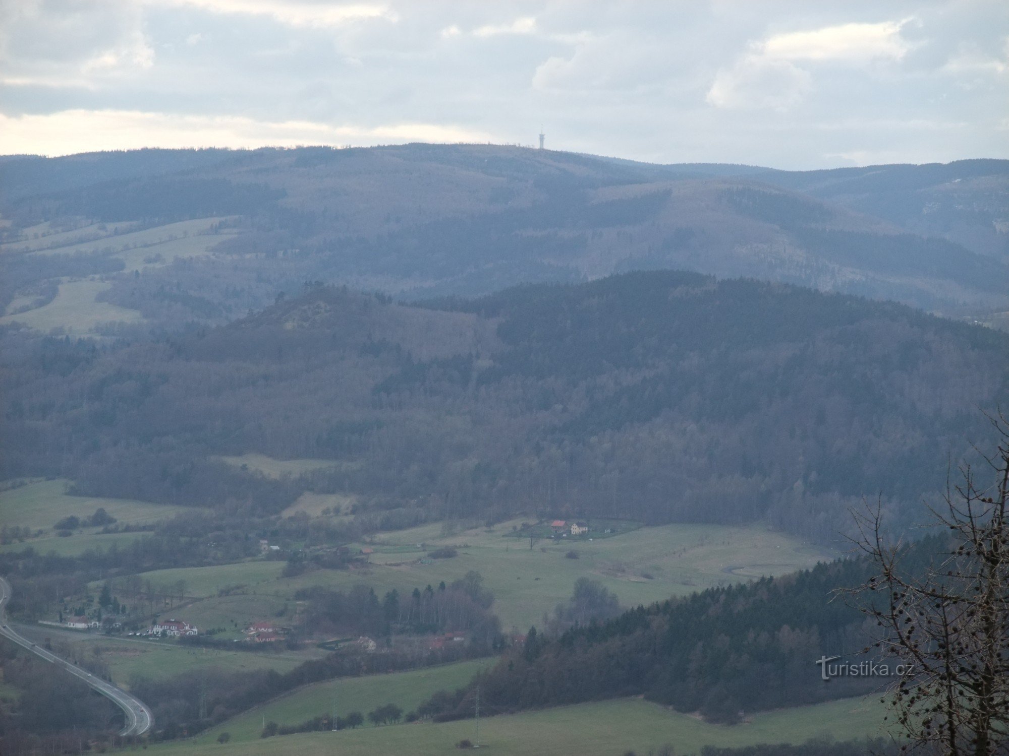 Pohled na Klínovec