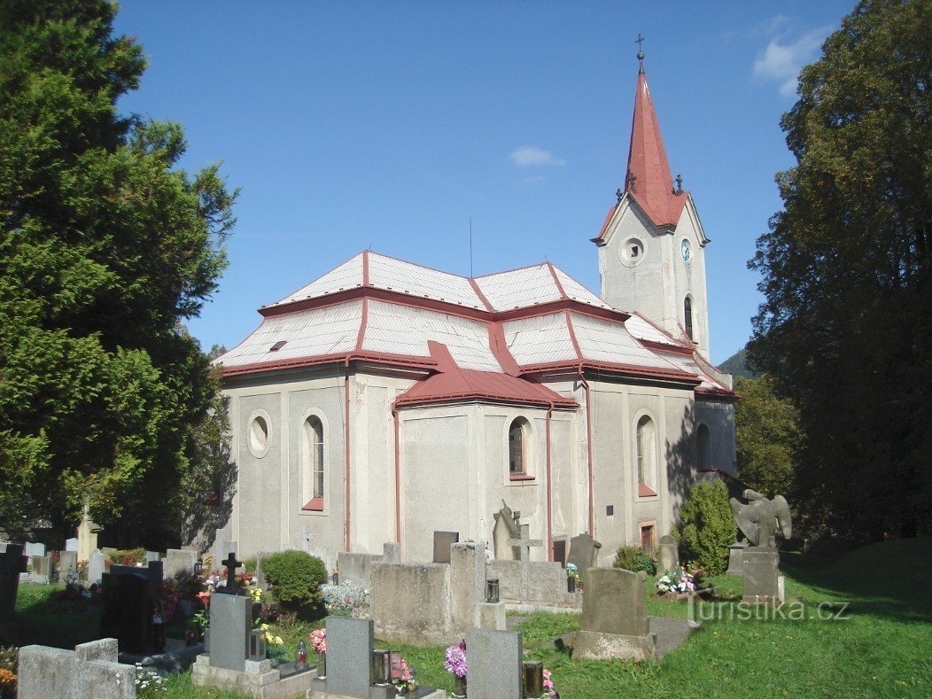 Utsikt över kyrkan