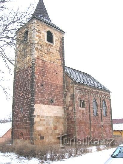 Vista de la iglesia desde el suroeste