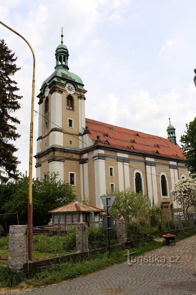 Vista da igreja de SW