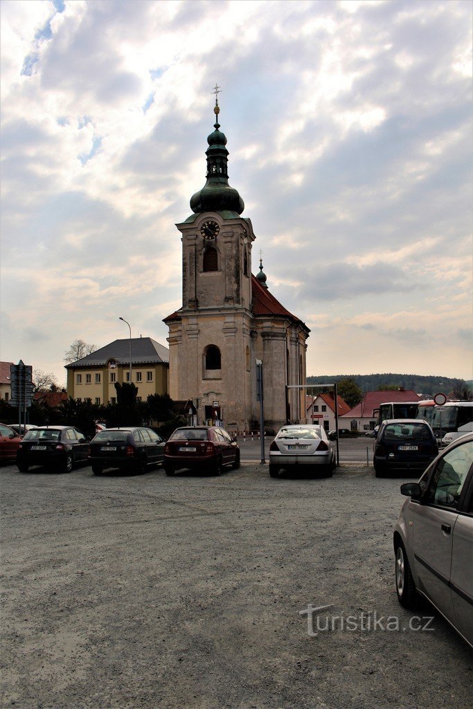 View of the church from the north