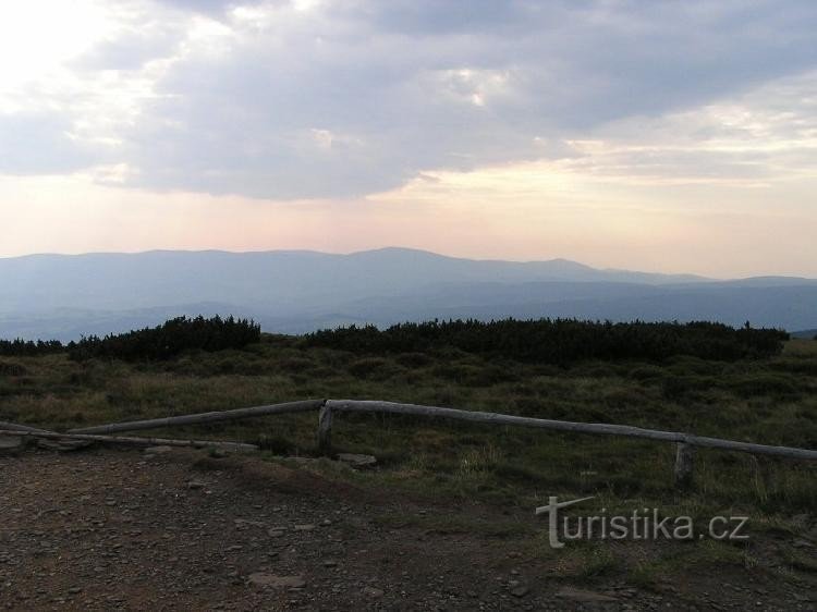 Blick auf den Králický Sněžník