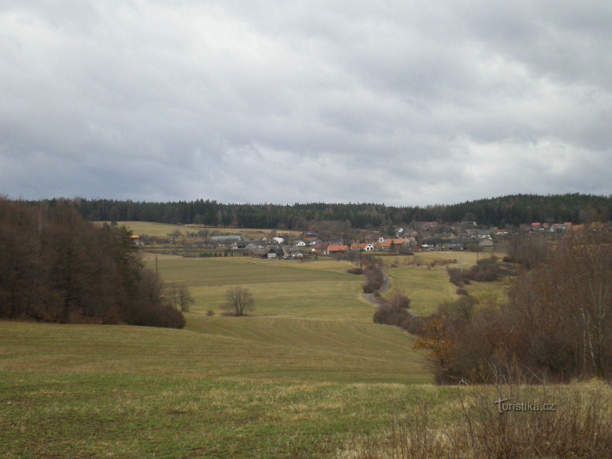 Widok na Křešín