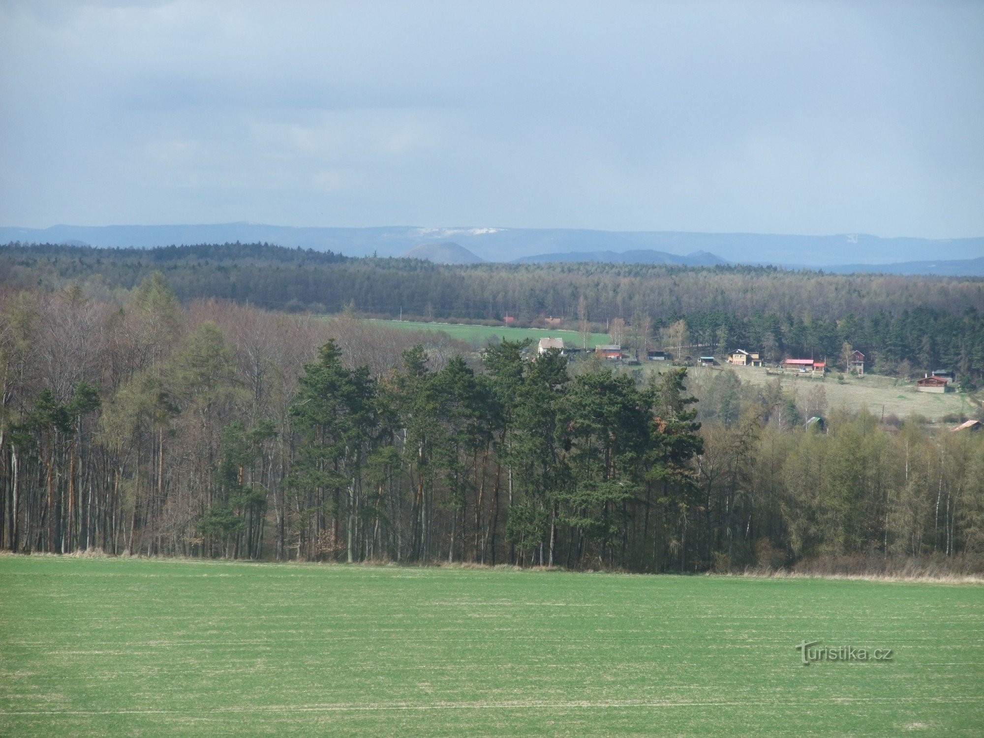 View of the Ore Mountains