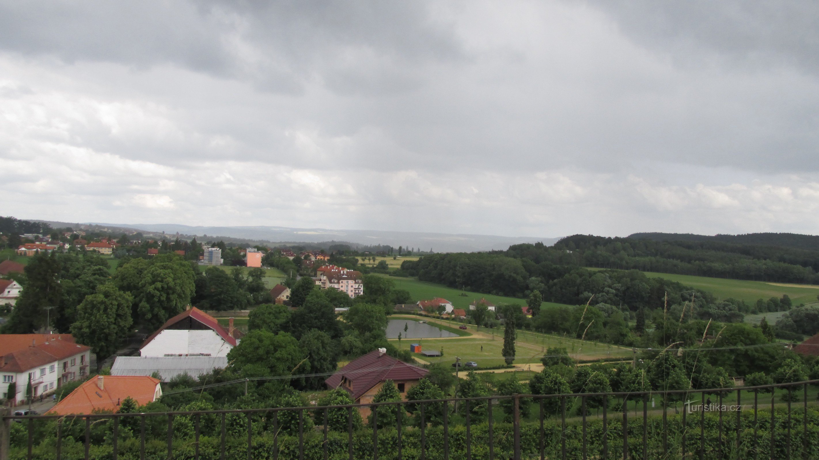 Blick auf die Kunsthát