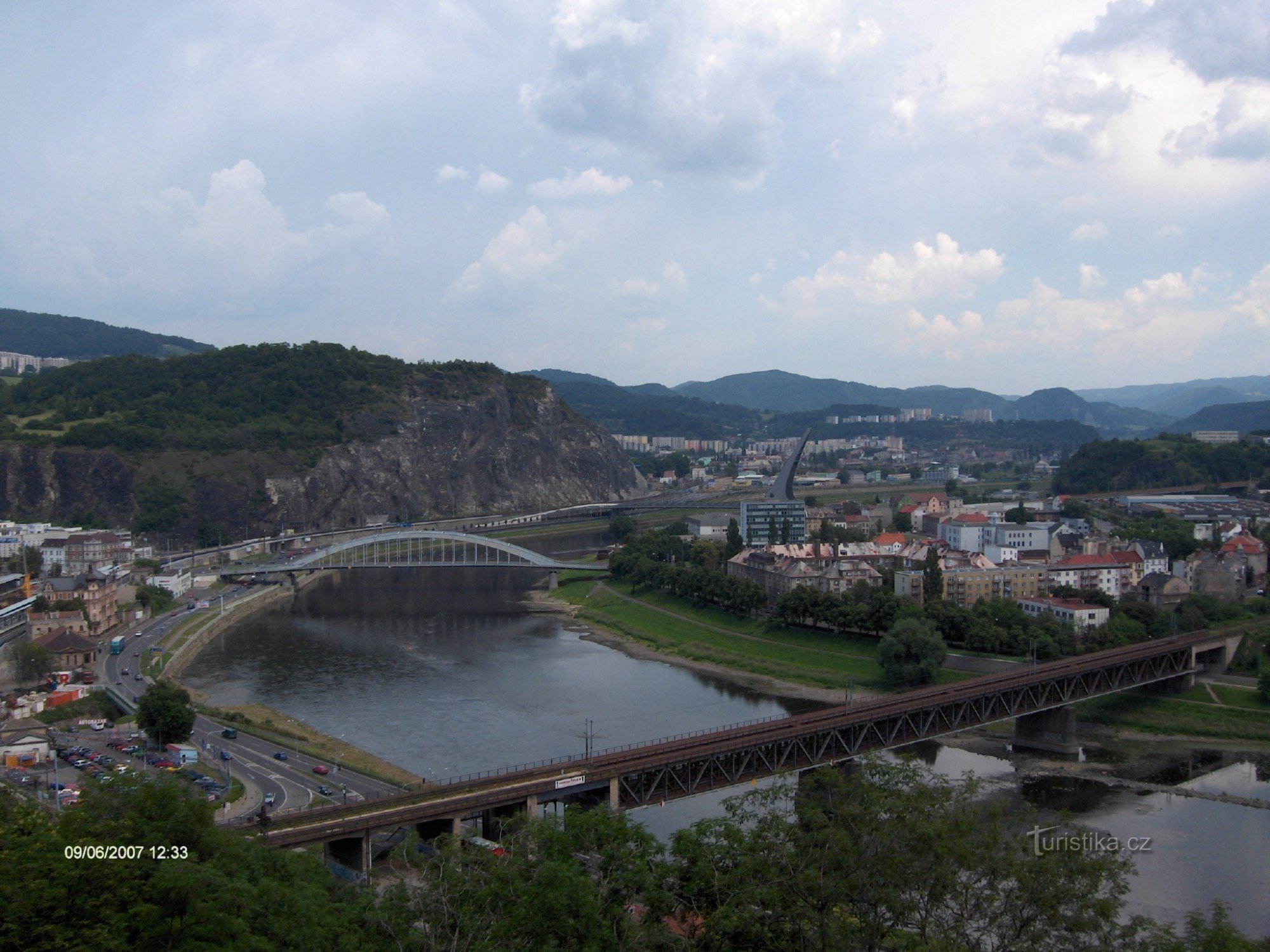 vue sur l'Elbe