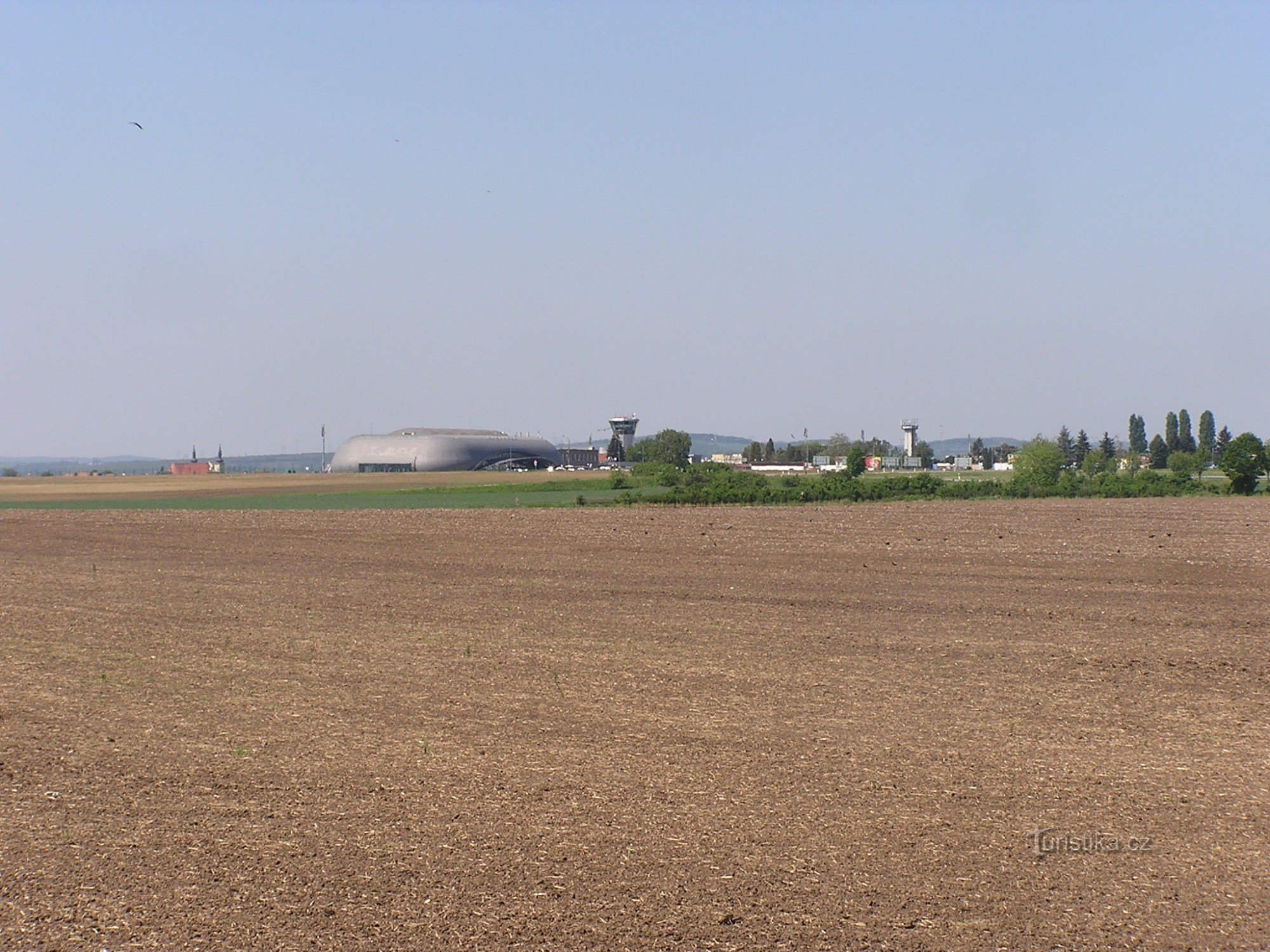 Blick auf den Flughafen - 11.5.2008