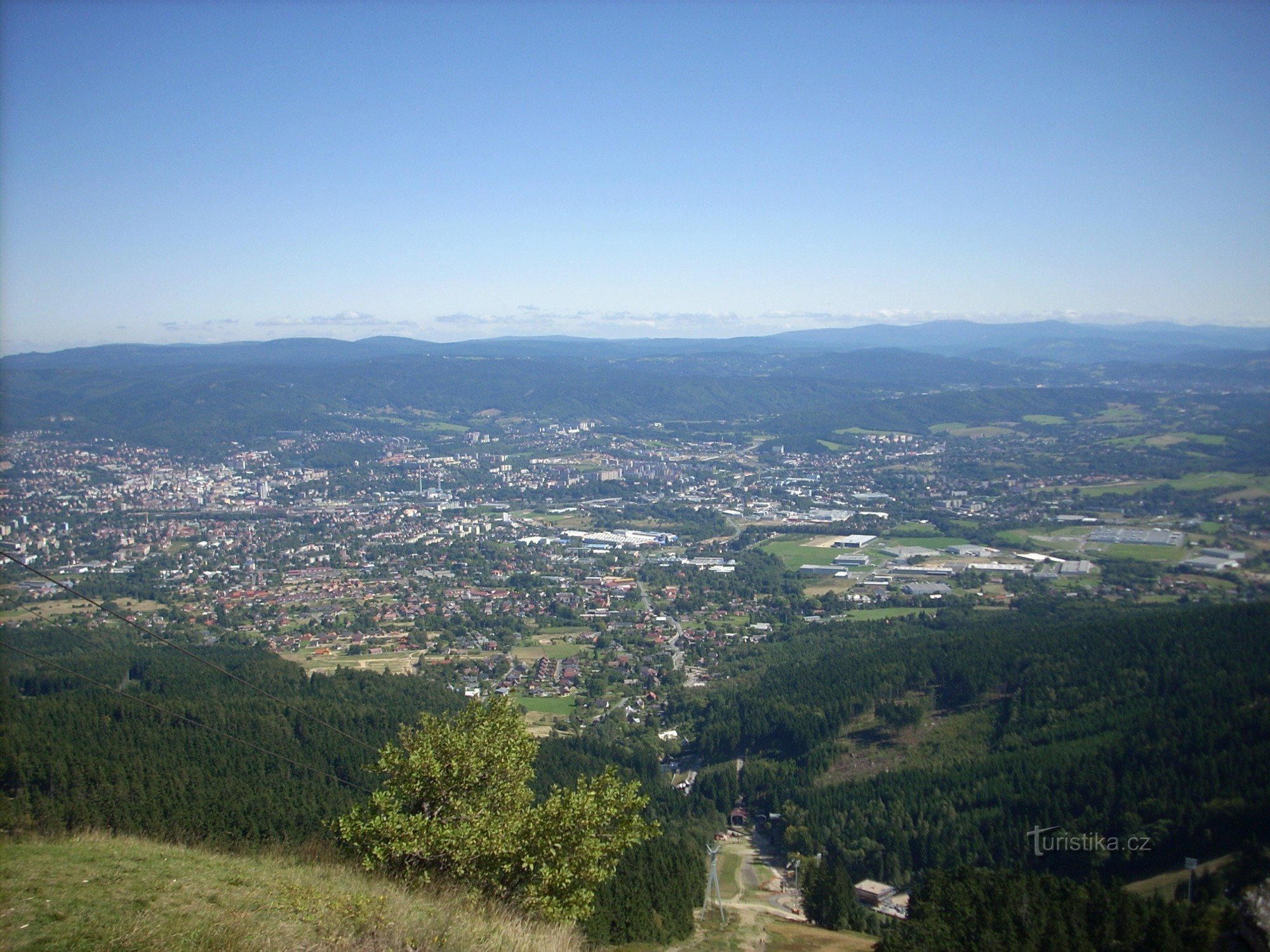 Widok na Liberec