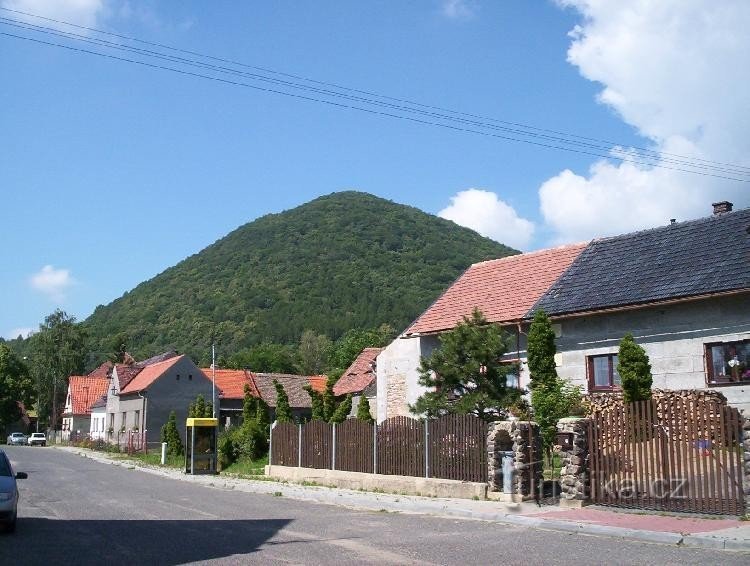 Blick auf Lipská hora