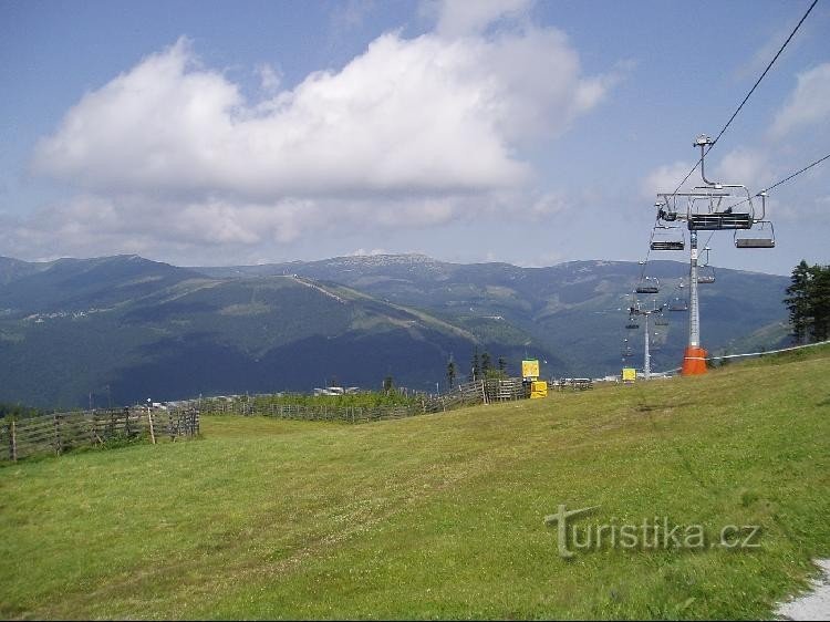 Udsigt over Medvědín