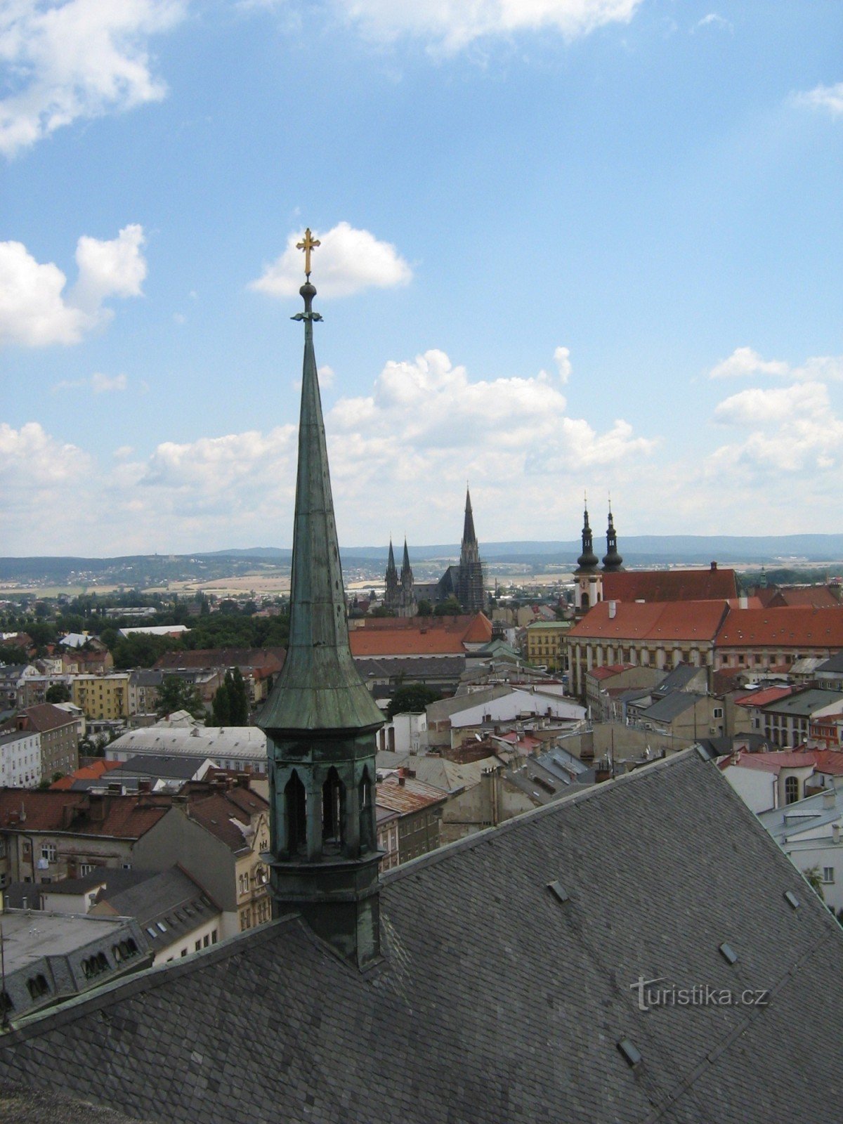 Vue sur la ville depuis la tour de l'église St. Morice