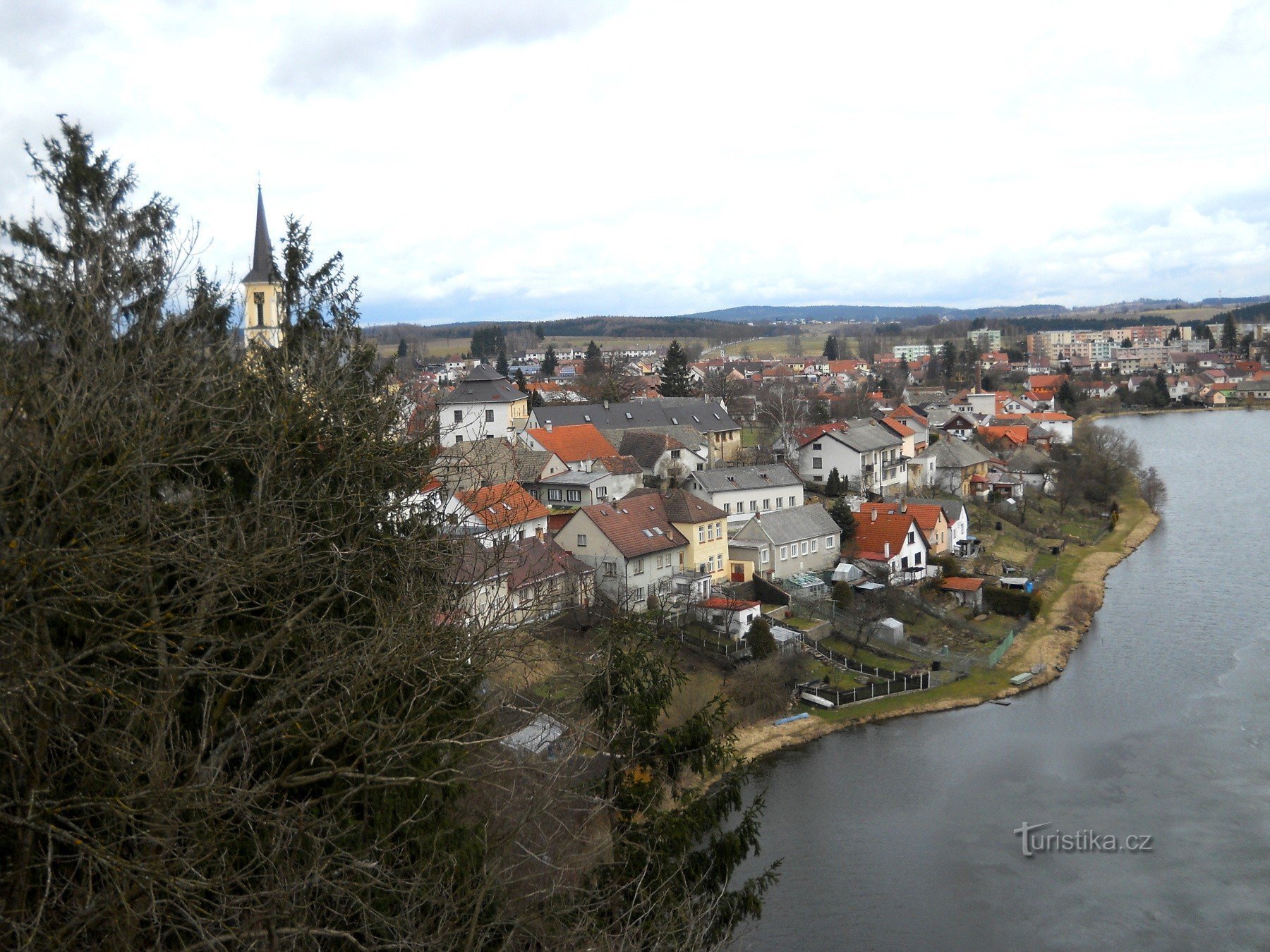 Vue de la ville de Žirovnice