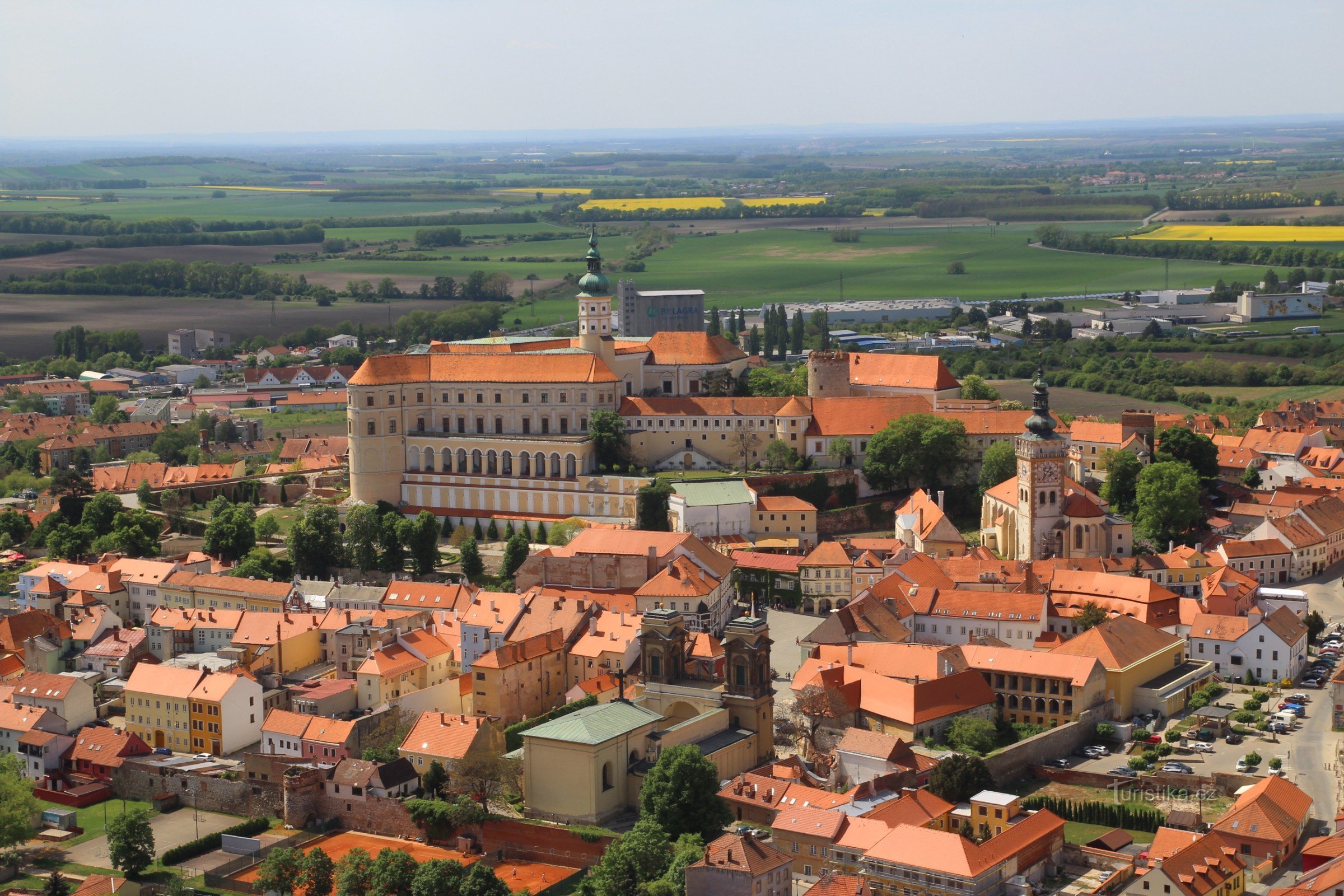 Utsikt över Mikulov