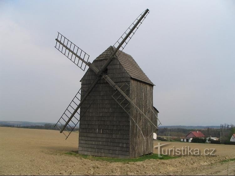 Uitzicht op de molen