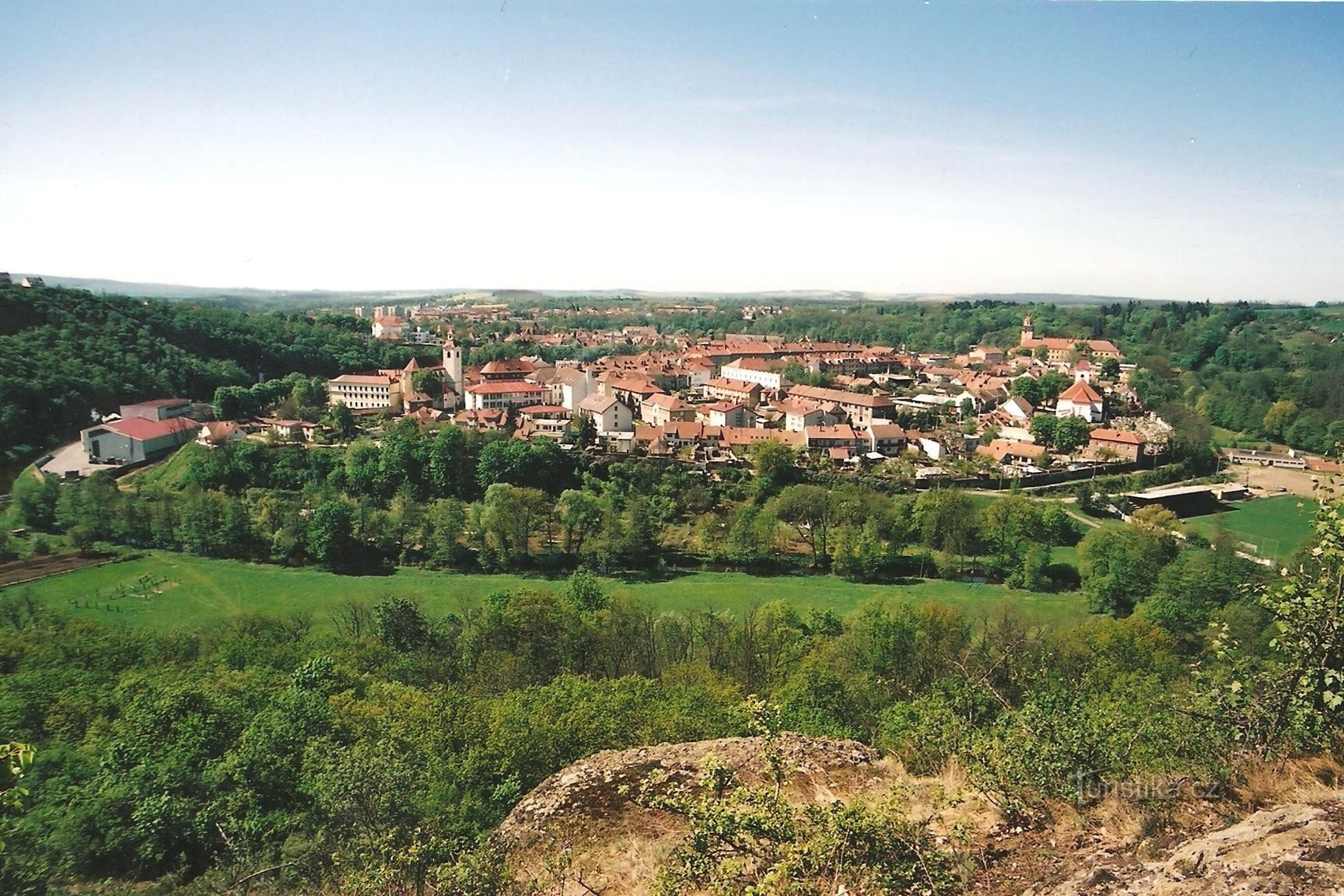 Vista de Moravský Krumlov desde Floriánek