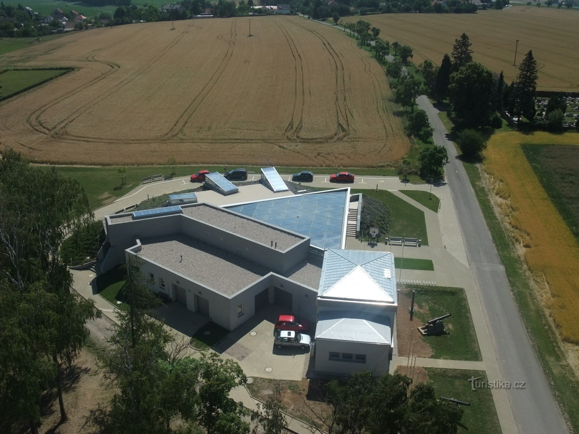 A view of the museum