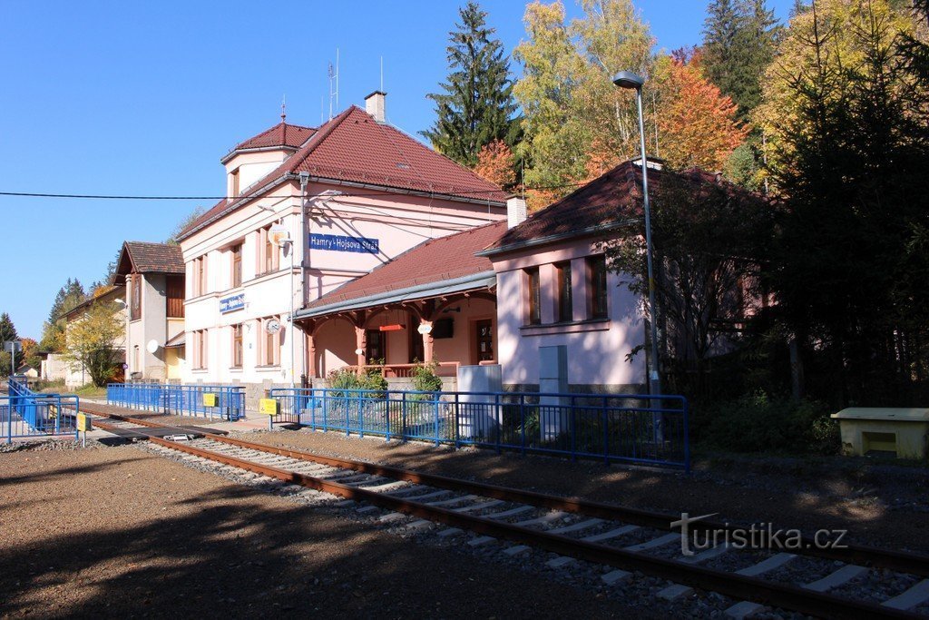 View of the station from the south