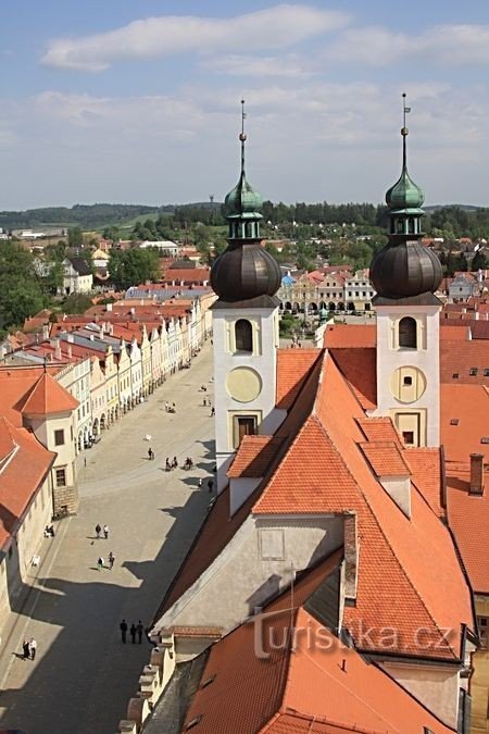 vista de la plaza