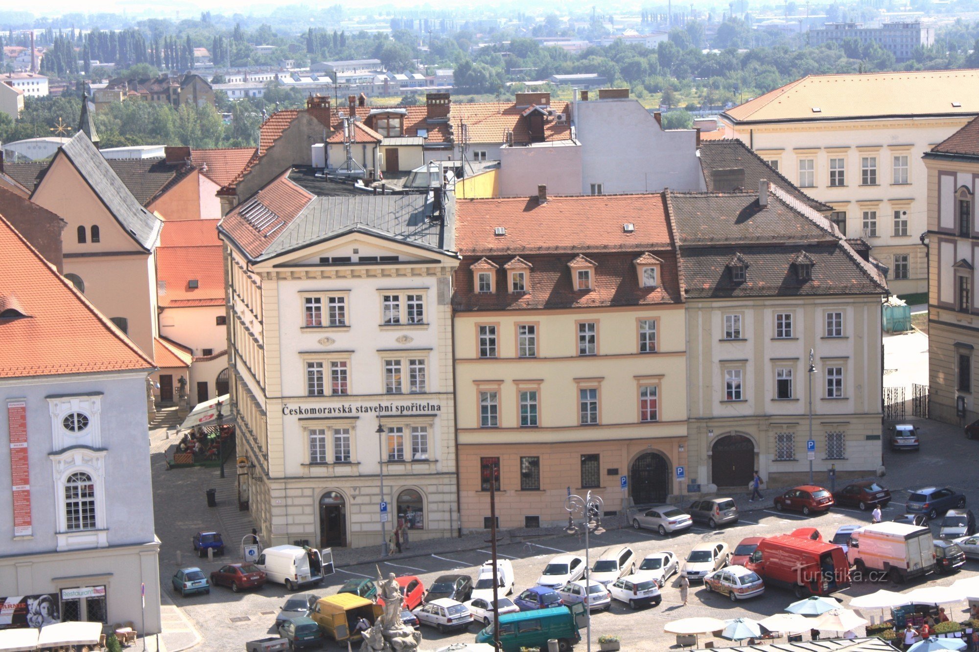 Blick auf den Platz Zelný trh