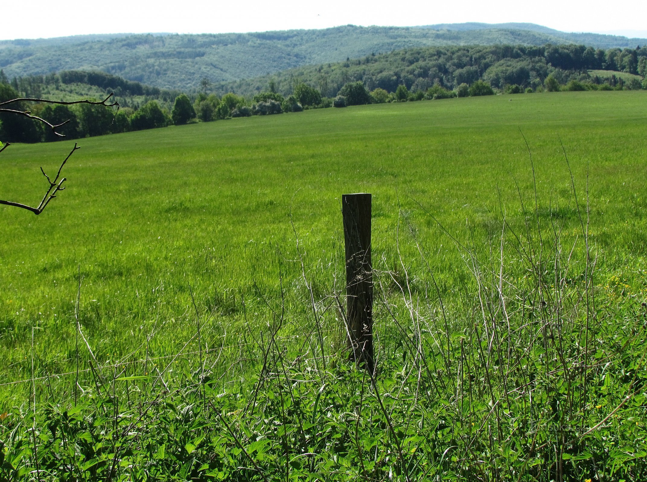 uitzicht op de Oder-heuvels