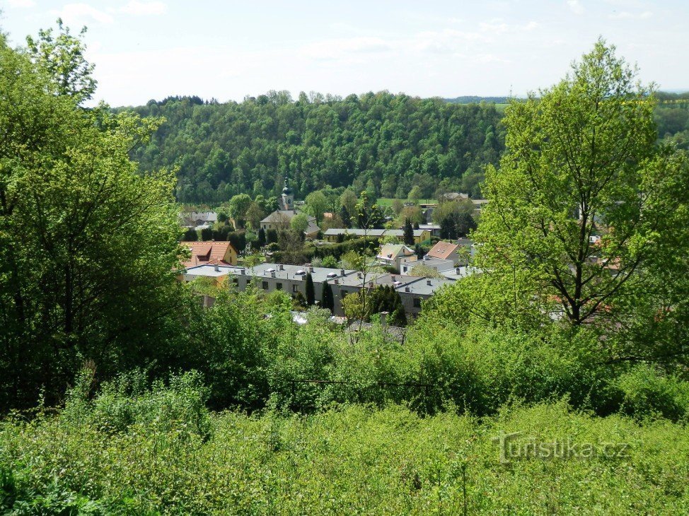 Blick auf die Umgebung der Himmelfahrtskirche