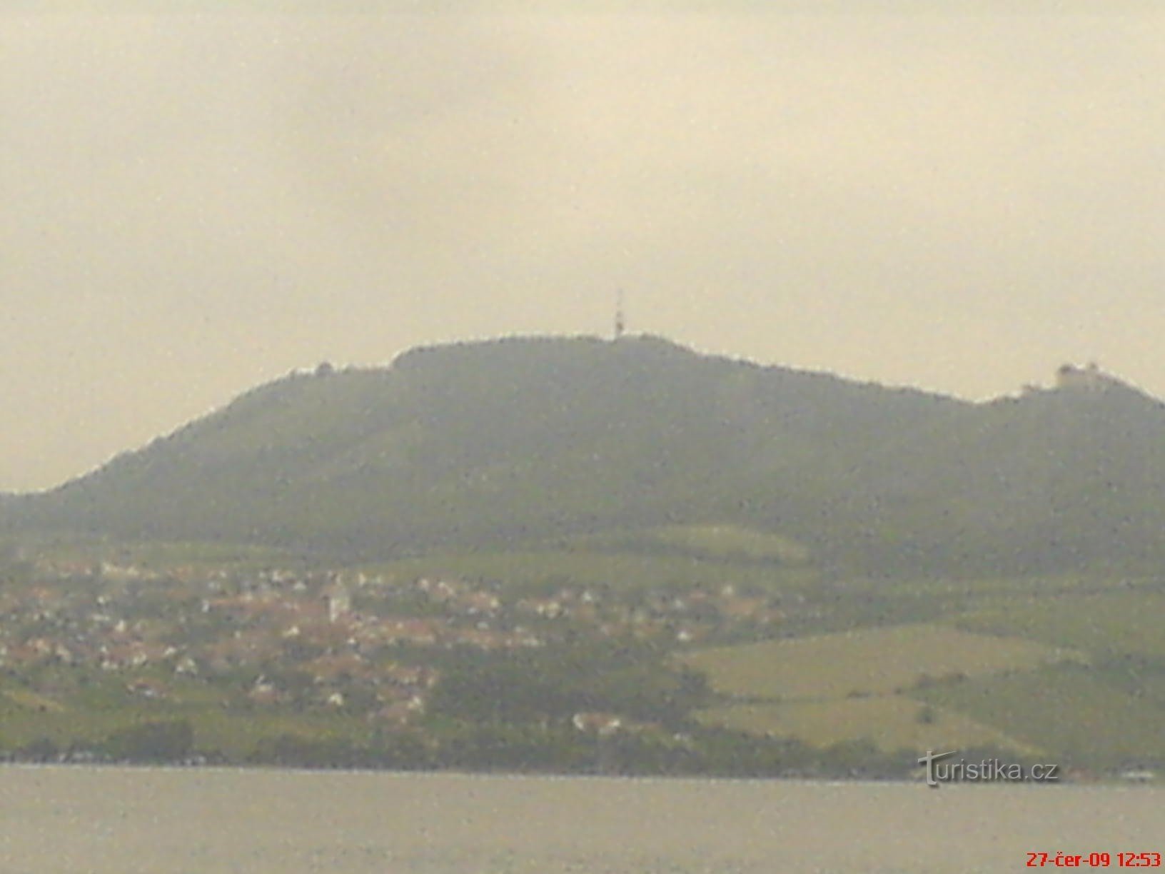 uitzicht op Pávlavské vrchy