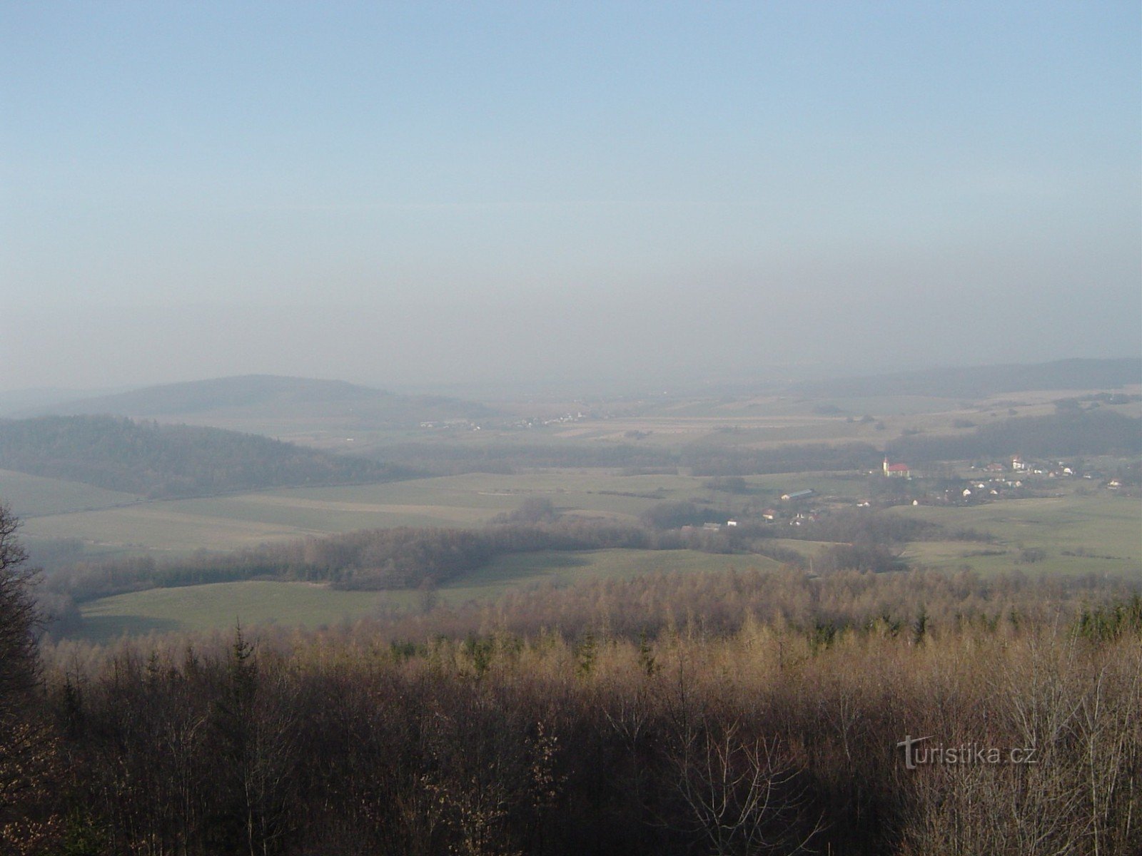 Widok na polską równinę