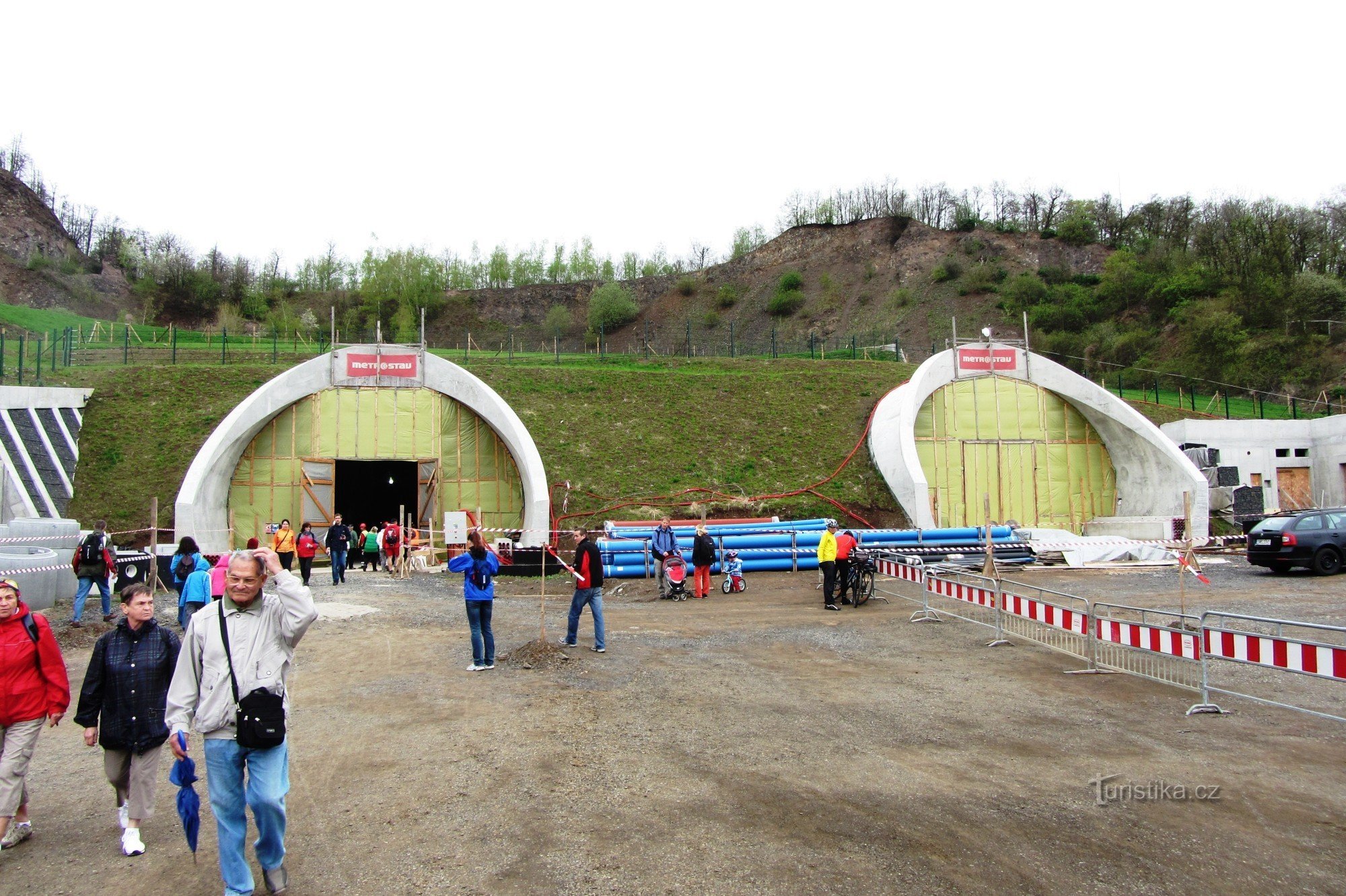 Blick auf den Prackovicky-Tunnel