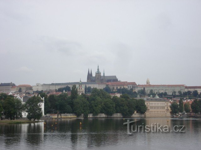 udsigt over Prags borg