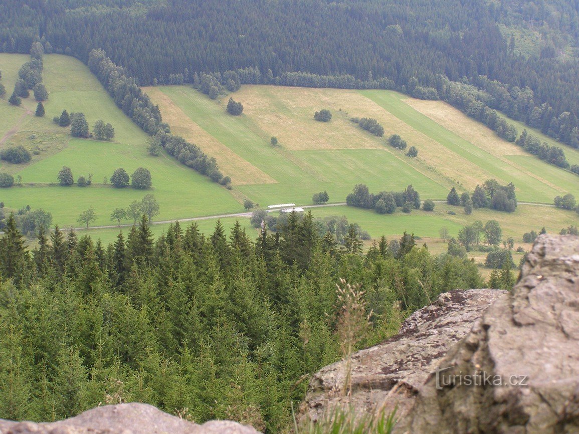 view of Přemyslovské sedlo