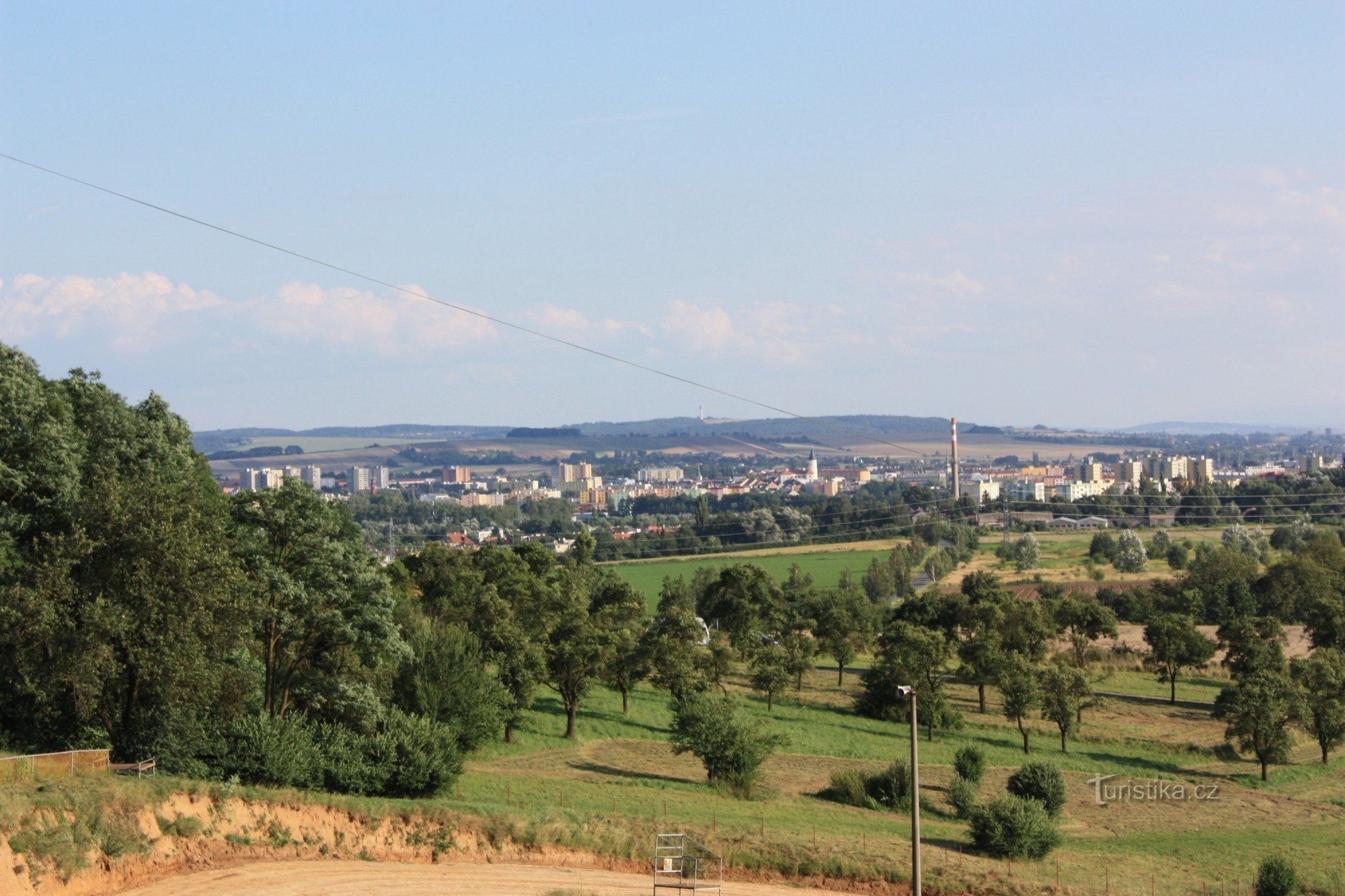 Utsikt över Přerov