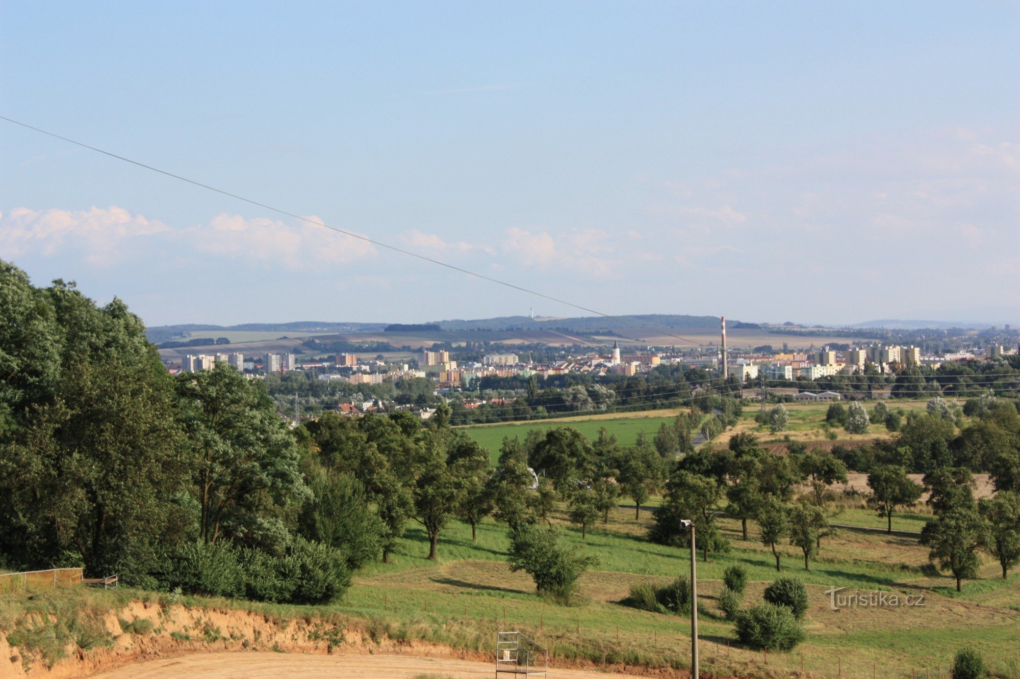 Uitzicht op Přerov