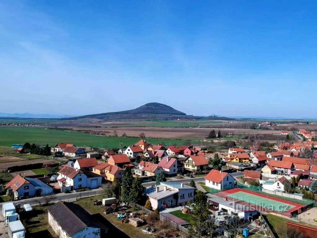 Widok na Říp