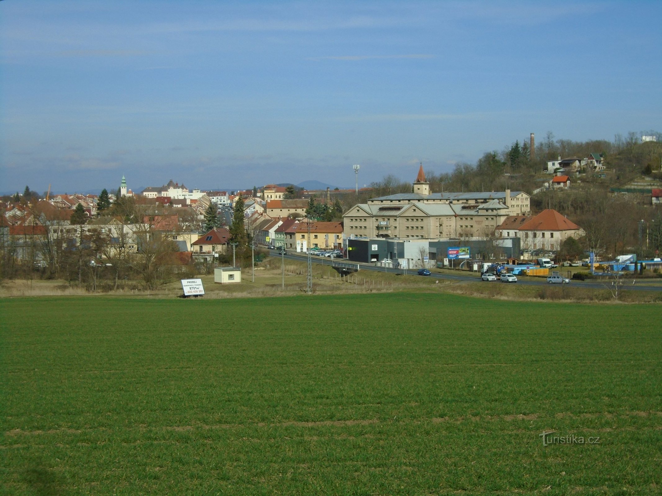 Gezicht op Roudnica nad Labem (6.3.2019 maart XNUMX)