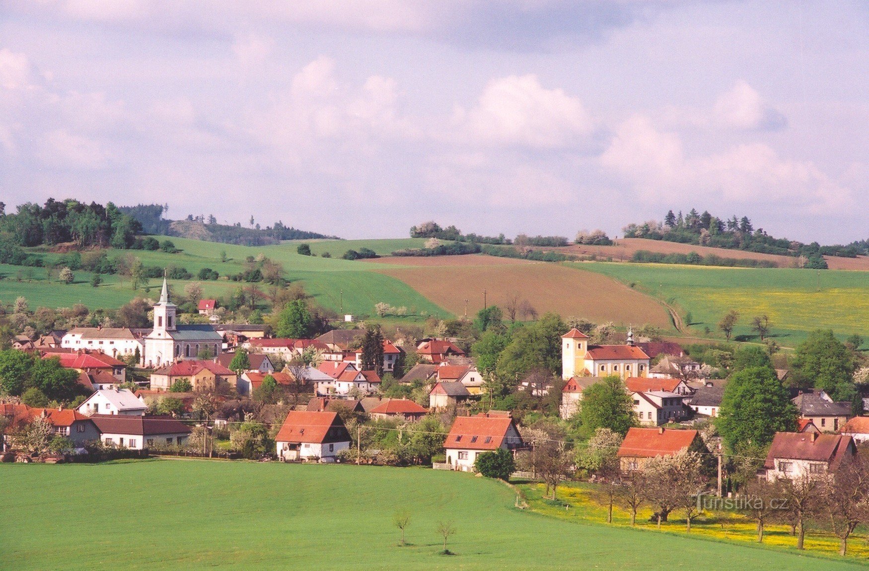 View of Rovečné from Štěrbák