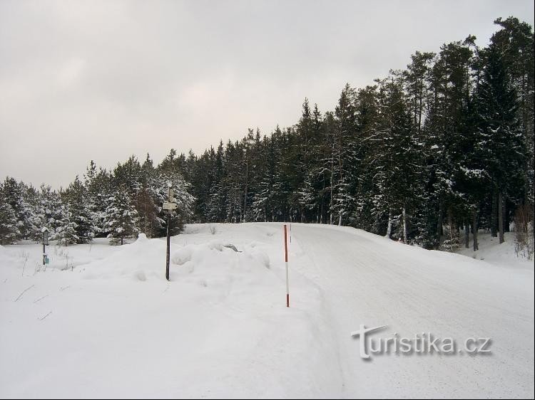 Pogled na raskrižje i na sjeveroistok