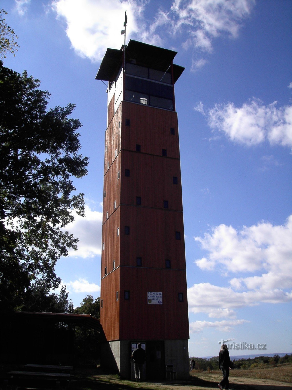 Blick auf den Aussichtsturm