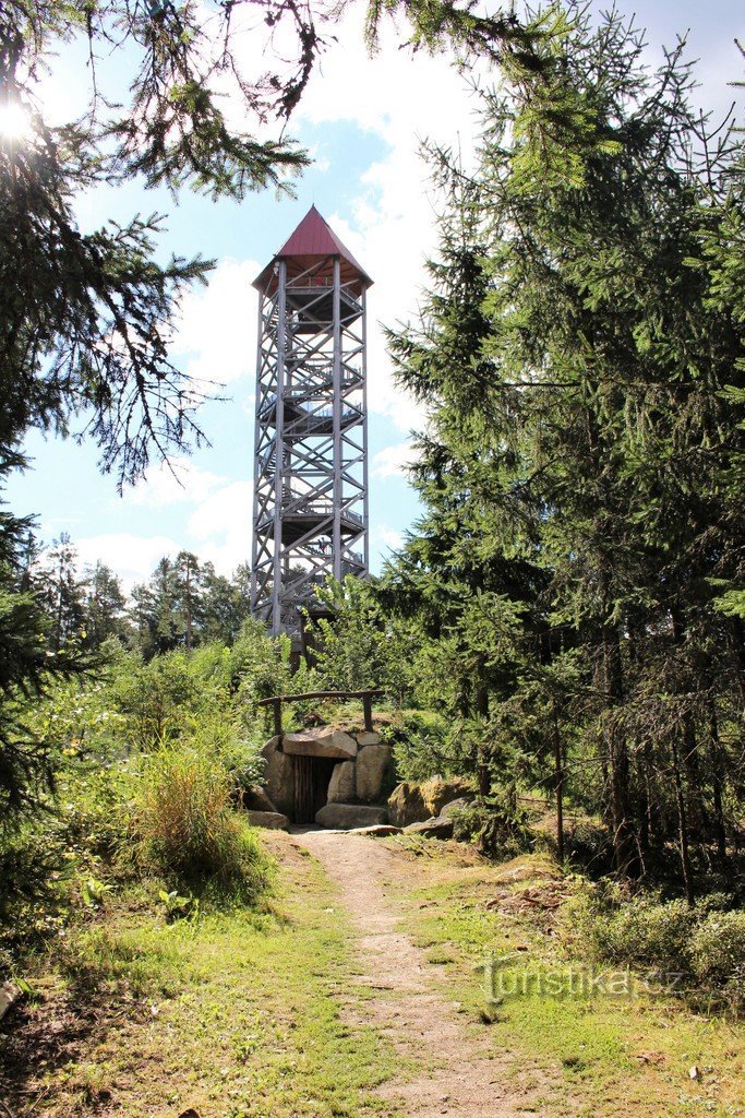 Veduta della torre da nord