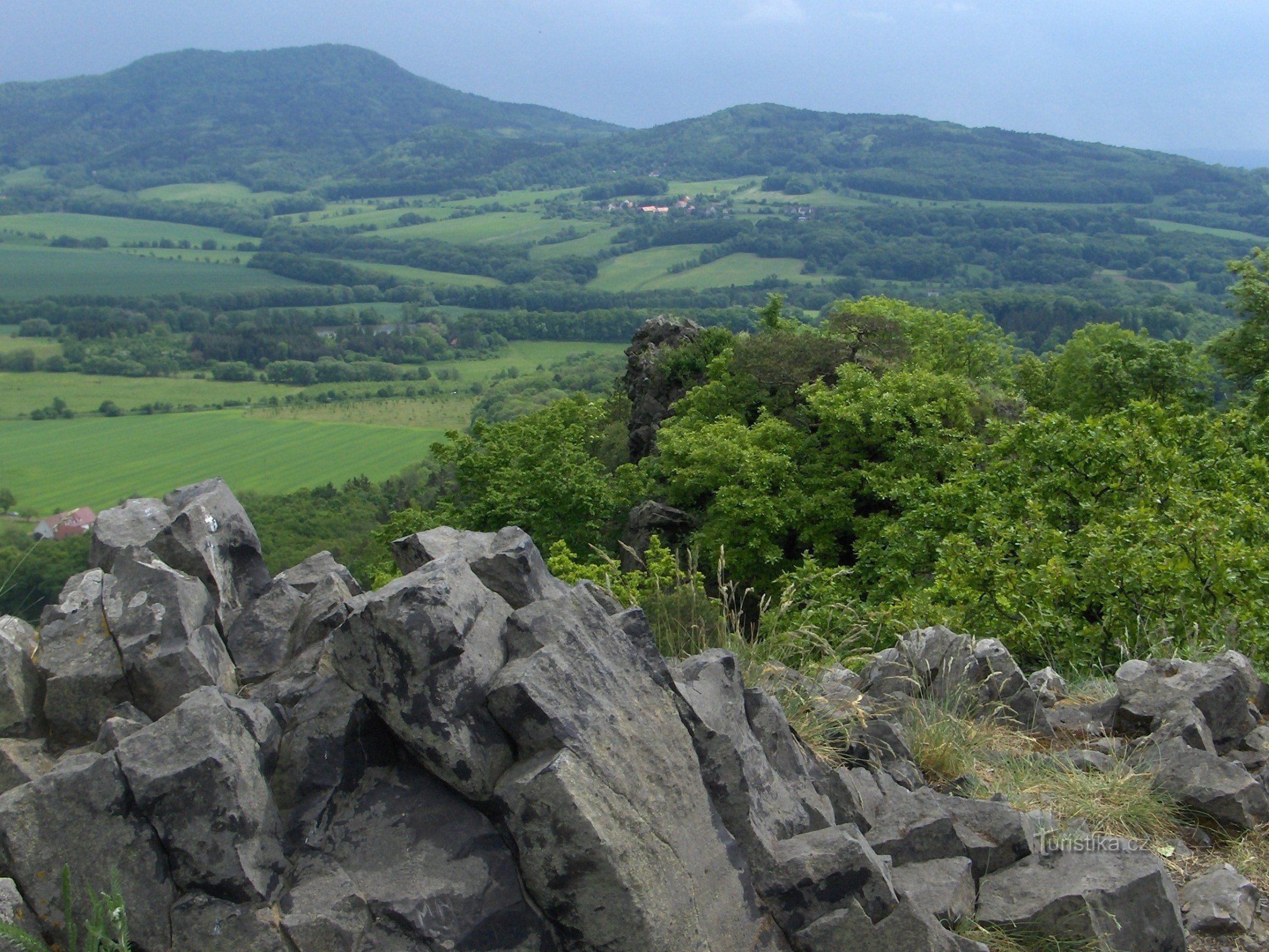 Utsikt över Sedlo från Trojhora