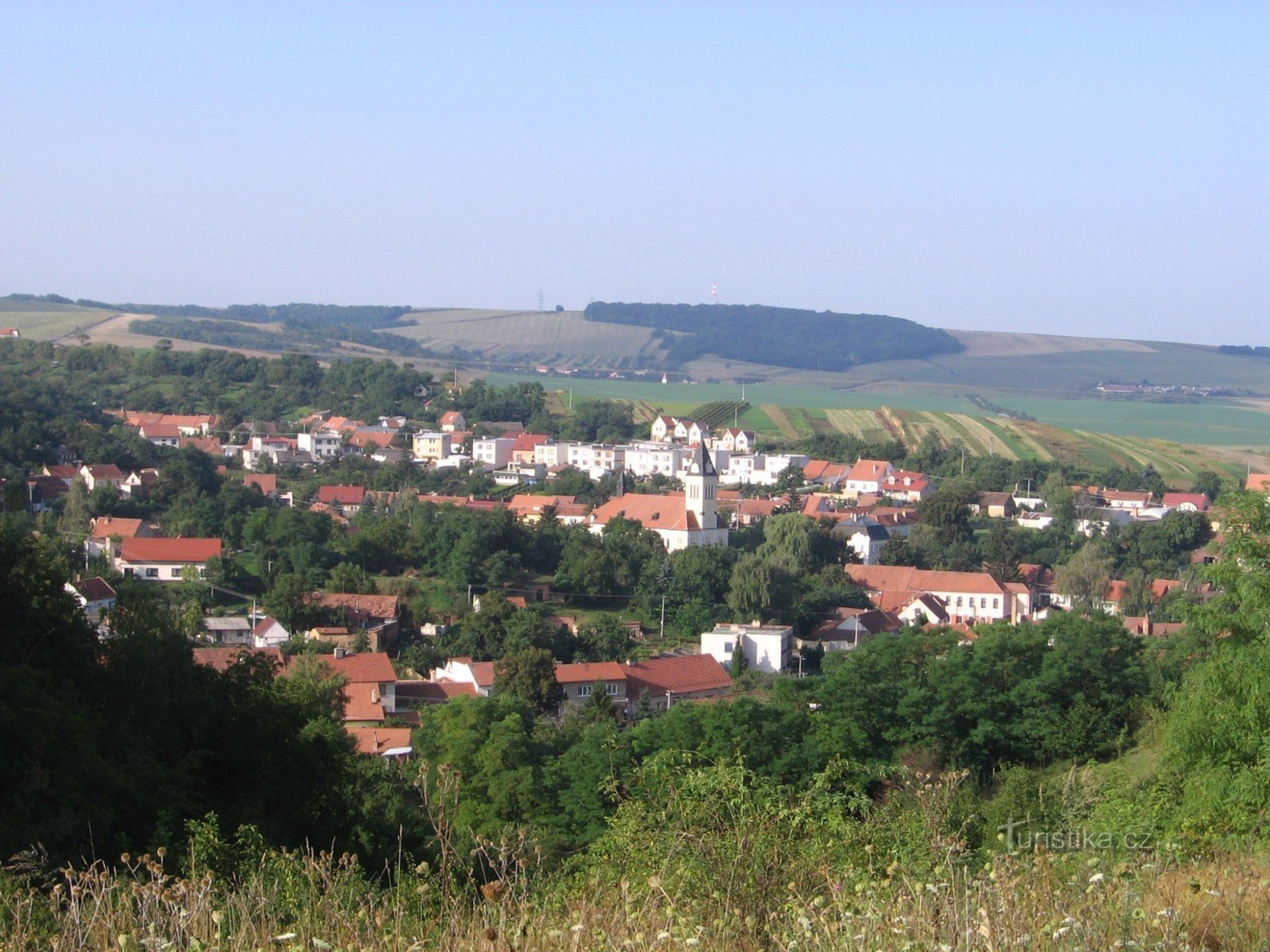 udsigt over Šitbořice fra Svatojánek