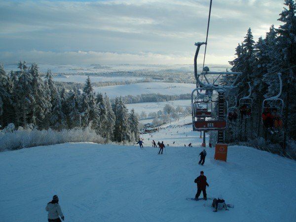 Blick auf die Piste 2