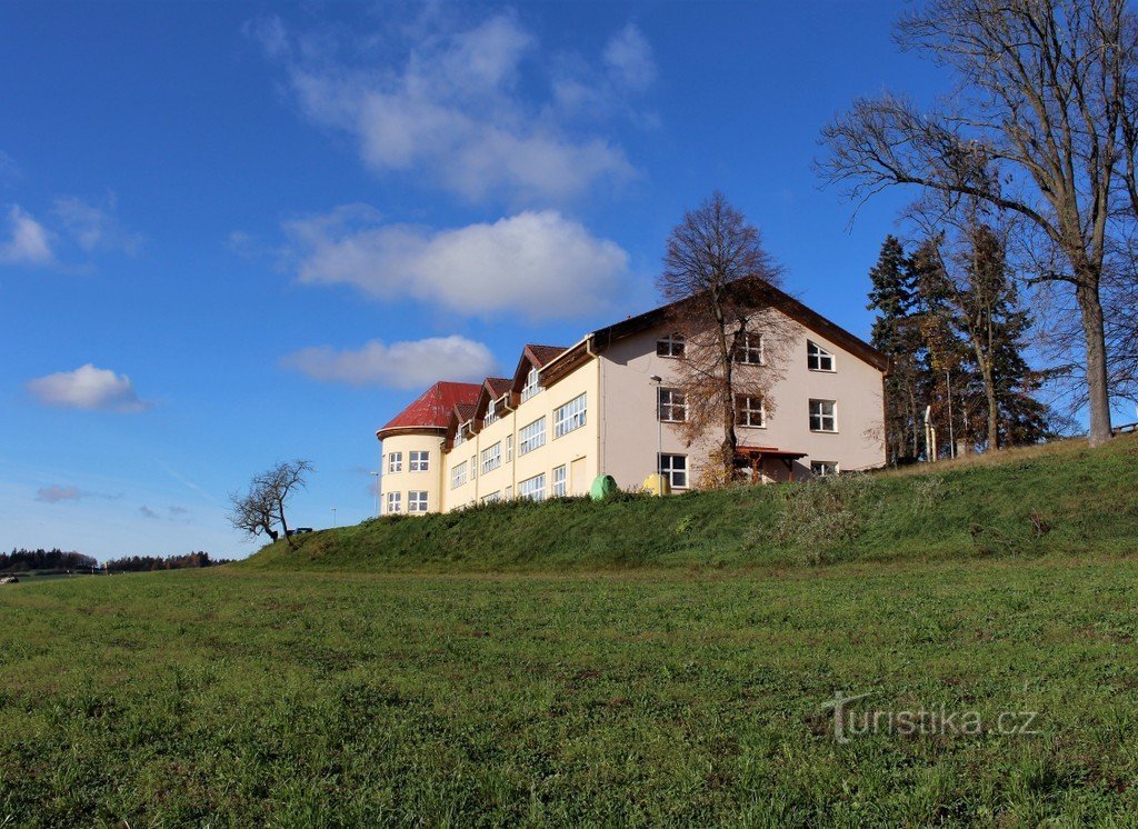 View of the school from the east