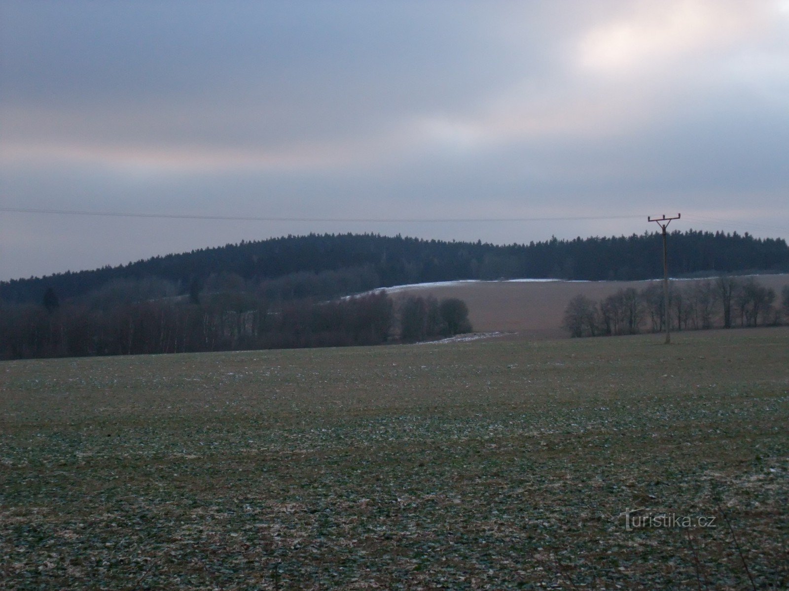 Blick auf den Štítarský vrch