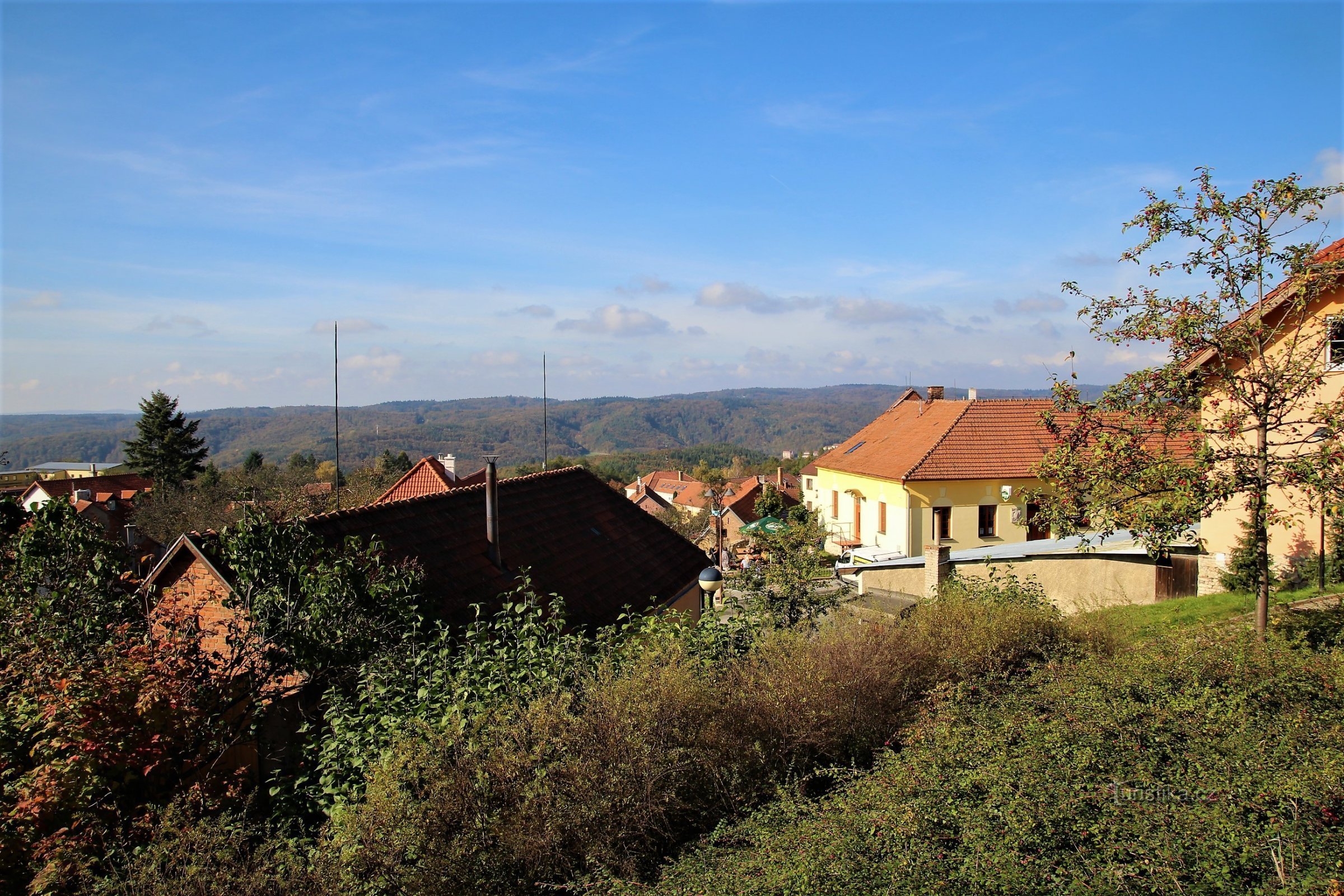 View of the central part of Babice