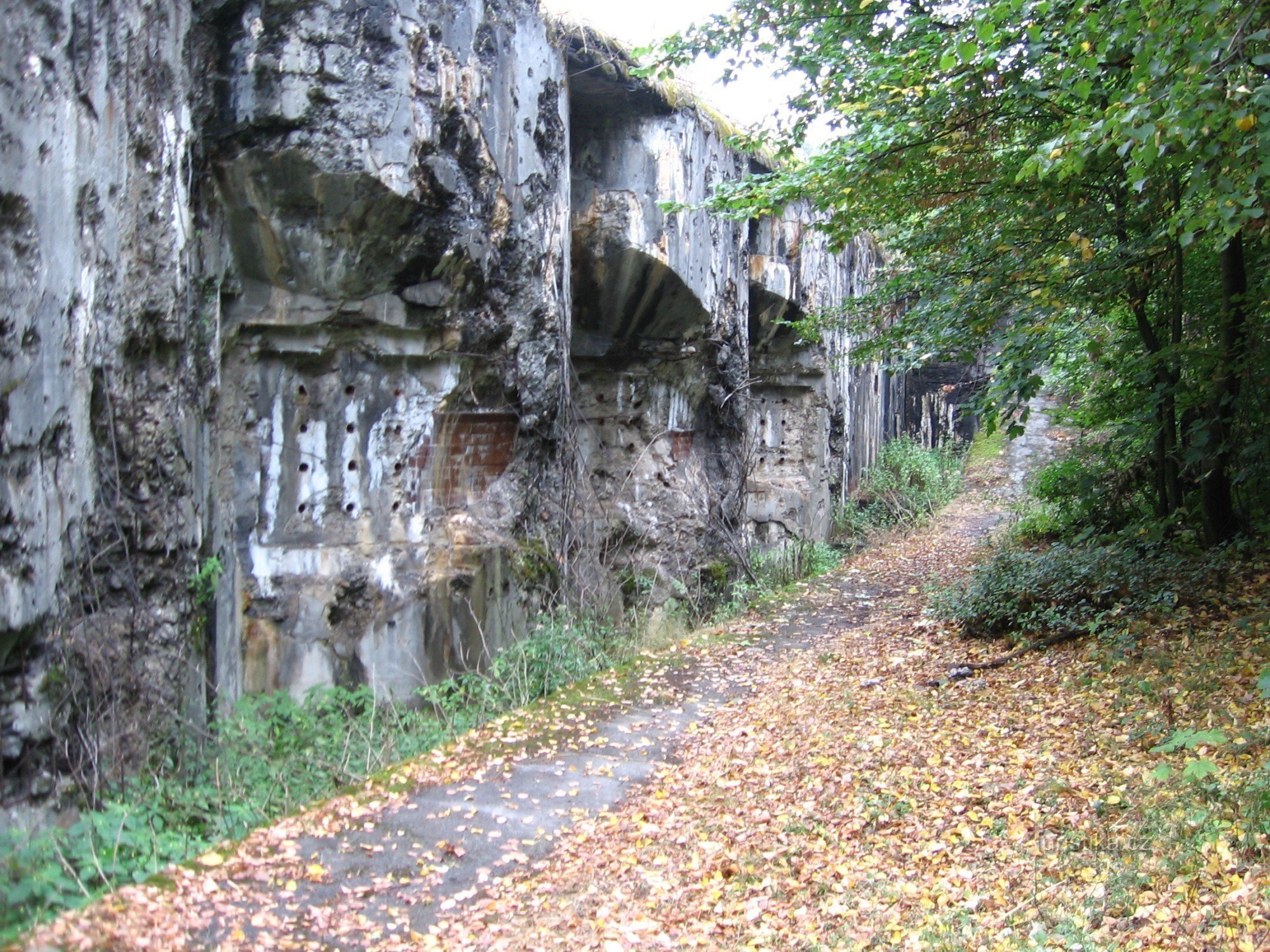 Pohled na střílny