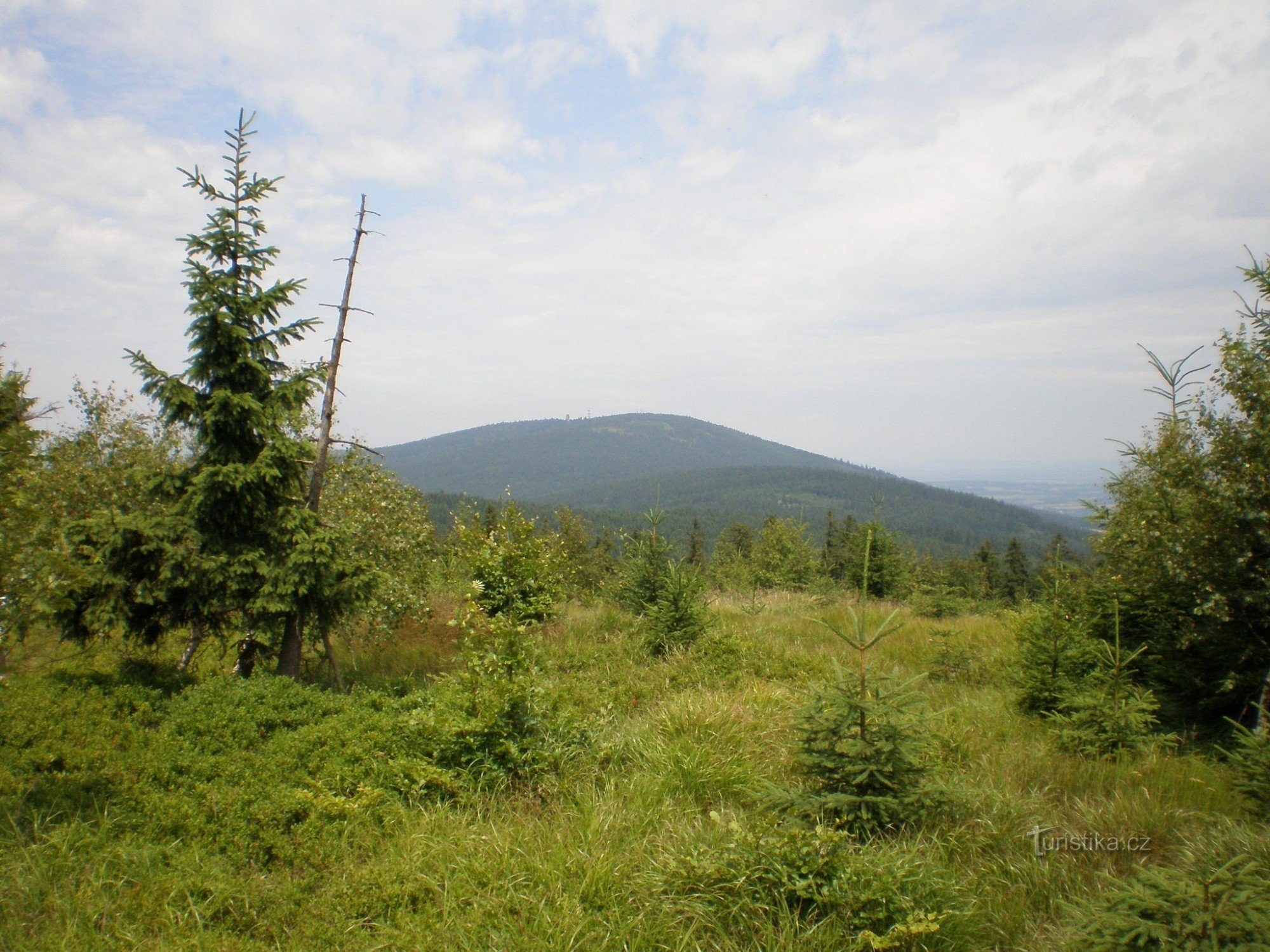 Vista de Suchý vrch desde J