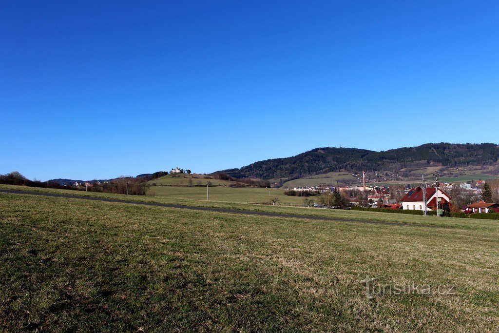 View of Svatobor from the western slope
