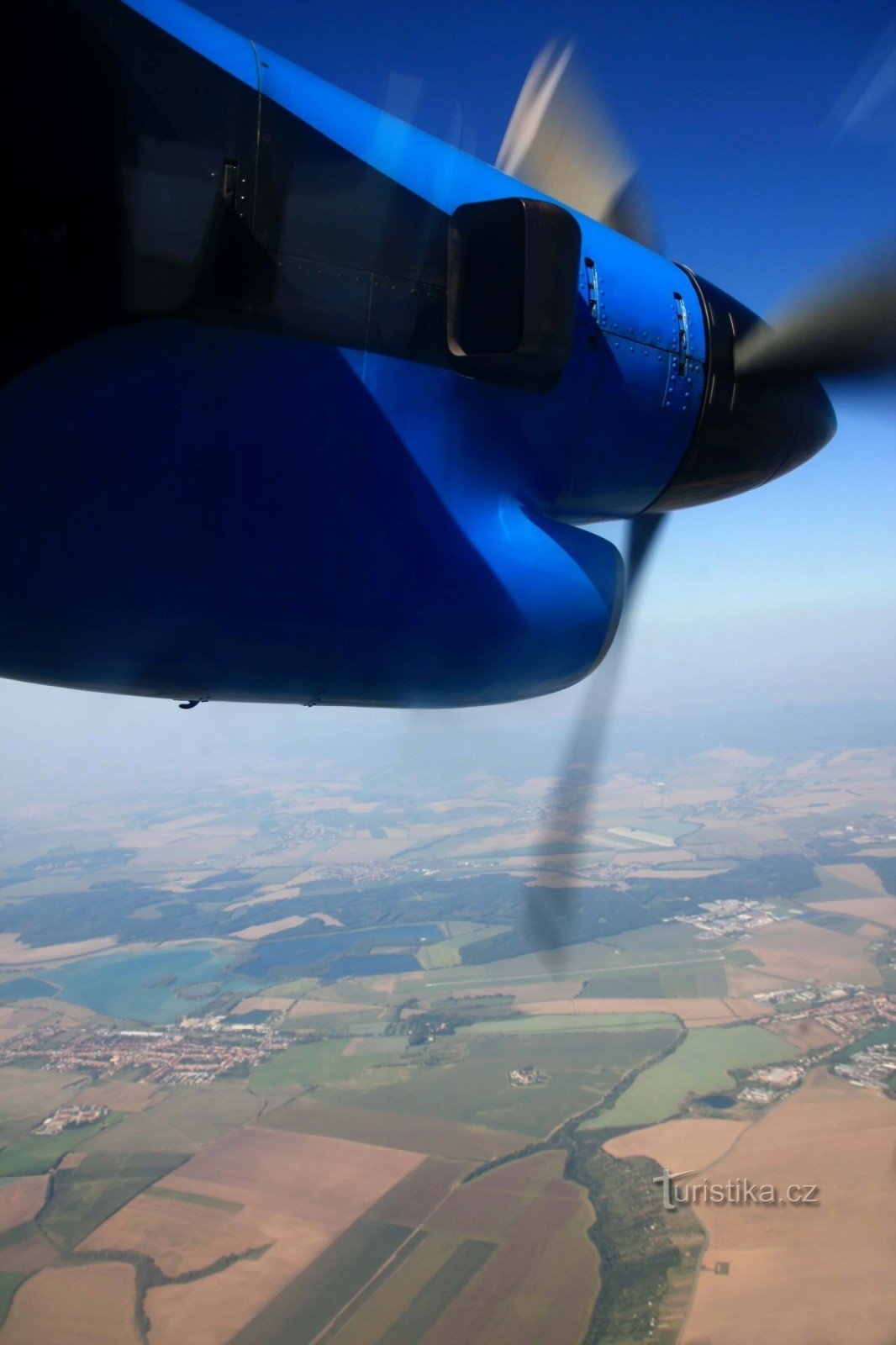 Vue sur les lacs miniers d'Ostrožská Nová Ves - Kunovice